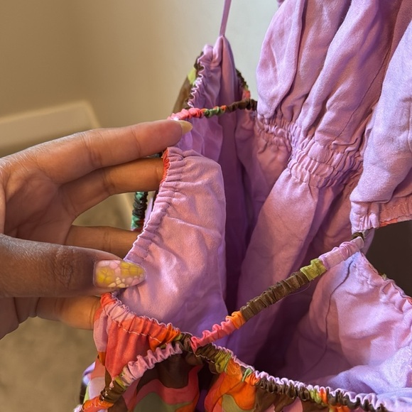 NWT ASTR The Label Sivana Halter Cut Out Maxi Dress S - Picture 13 of 13